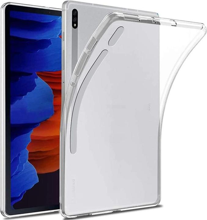 Produktbild König Design Tablethülle für Samsung Galaxy Tab S7 FE Schutzcase Cover Etuis Transparent Neu (Galaxy Tab S7 FE)
