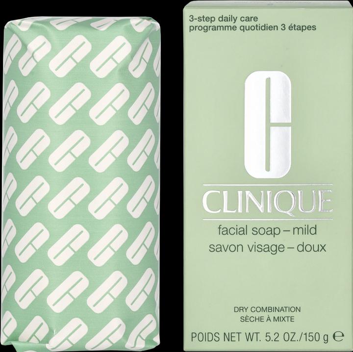 Image du produit Clinique Savon doux pour le visage 150g (Chiffons de nettoyage, 150 ml)