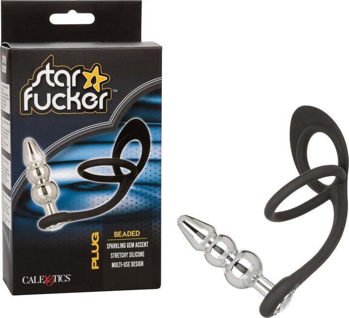 Actual product image CalExotics California Exotics Star Fucker Beaded Plug (17.75 cm)