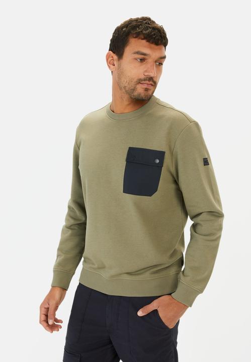 Actual product image Camel Active Lässiges Sweatshirt mit Kontrasttasche (M)