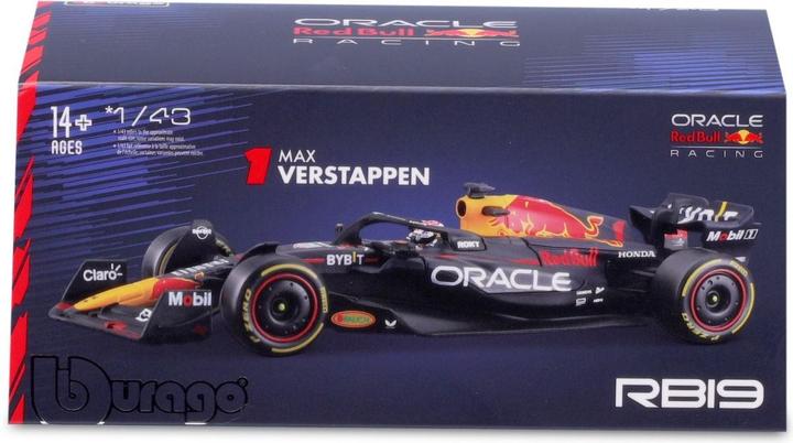 Actual product image Bburago Red Bull Racing F1 RB19 Verstappen 2023