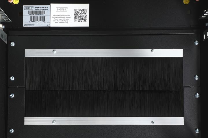 Actual product image Assmann DIGITUS 36U network cabinet 1787x600x600 mm color black RAL 9005 (10.87 RU, 19 inch rack)