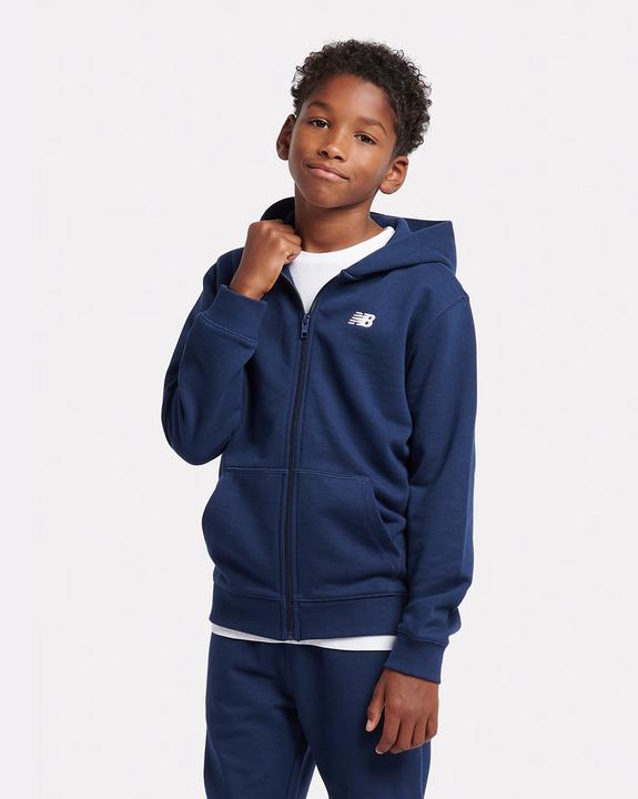 New Balance B French Terry Small Logo FZ Hoodie