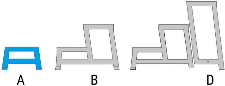 Produktbild Zarges Single step stool AMA 'A' Modular Step (Gerüst, 29 cm)