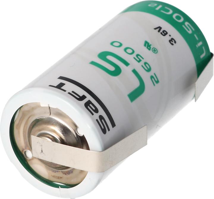 Actual product image Saft Batterie LS26500, C-Size mit Lötfahne U-Form (1 pcs., C, 150 mAh)