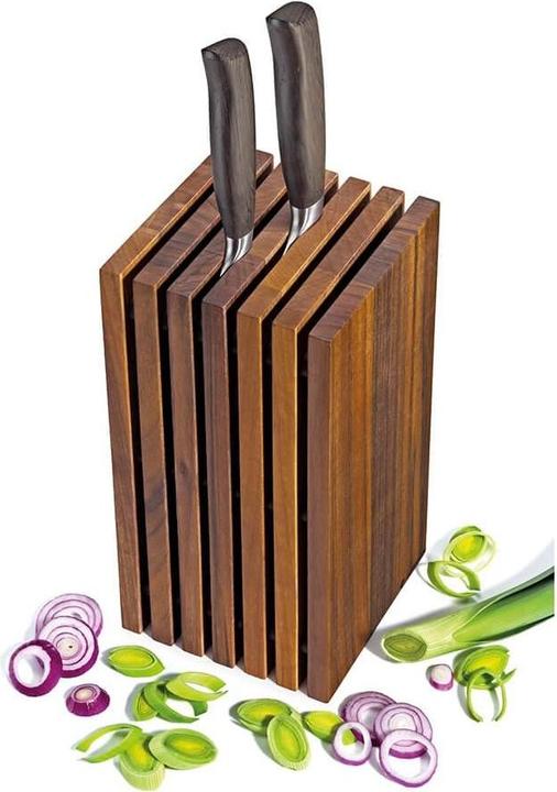 Produktbild Küchenprofi Messerblock, Nussbaum