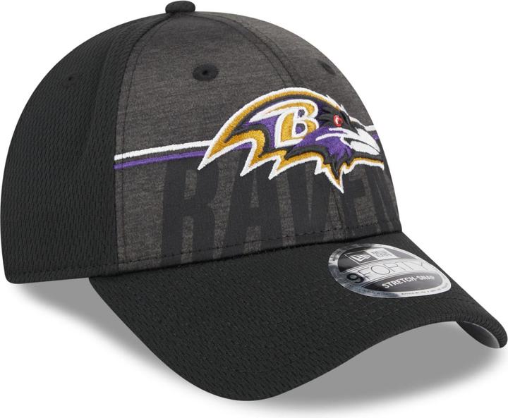 Actual product image New Era 9Forty Stretch Training 2023 Baltimore Ravens