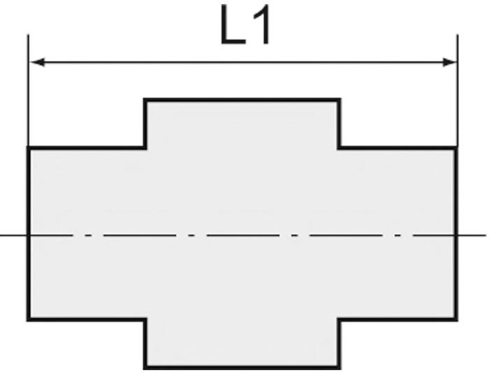 Produktbild Riegler Gerade Steckverschraubung Blaue Serie Außengewinde R 1/8 ″ SW 10 mm m. Gewindebeschichtung u.6-ka... (4 mm)