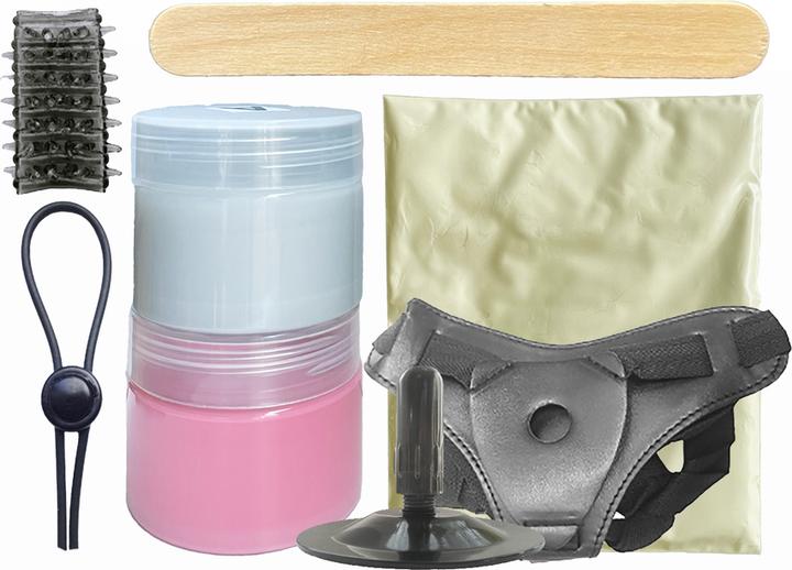 Actual product image Cloneboy Dildo with Harness Impression Set