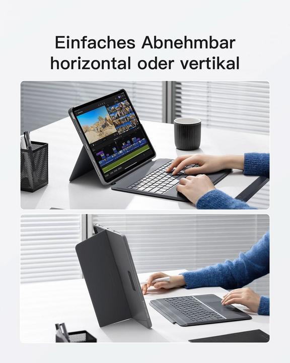 Produktbild Inateck Keyboard iPad 04118 gray (KB04118 gray)