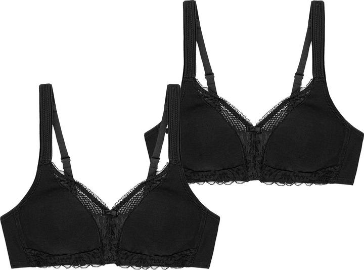 Produktbild Triumph Bügelloser BH Modern Lace+Cotton (2er Pack, 80 C)