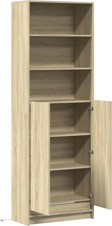 Image du produit VidaXL Highboard avec éclairage LED (69 x 32.5 x 200 cm)