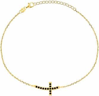Brilio Silver - Timeless silver bracelet with cross BRC25WBC