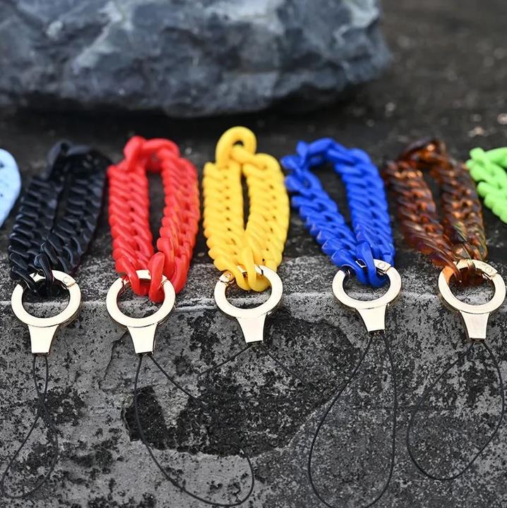 Produktbild PhoneLook Universalarmband Befestigung für Schale/Gabel Telefon bunte Kette Mintgrün