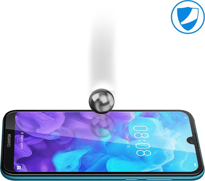 Actual product image Avizar Crystal clear film, glass screen protector (1 Piece, Honor 8s)