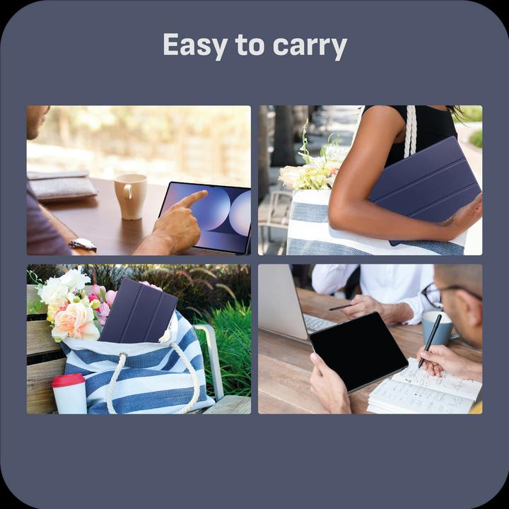 Produktbild Cazy Premium Smart Hülle Kompatibel mit Samsung Galaxy Tab S9 Ultra - Schutz Etui Hülle - Automatischem (Galaxy Tab S9 Ultra, Galaxy Tab S10 Ultra)