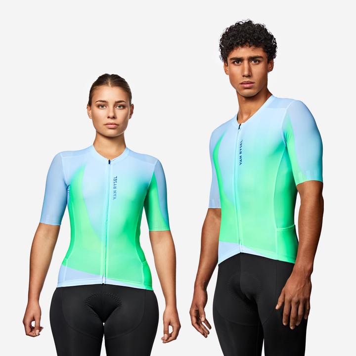 Van rysel Unisex kurzarm Sommer Rennrad Radtrikot - Racer 2 (XXL)