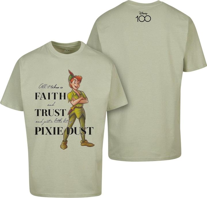 Image du produit Urban Classics Disney 100 Peter Pan Faith and Trust Tee surdimensionné - 119341 (L)