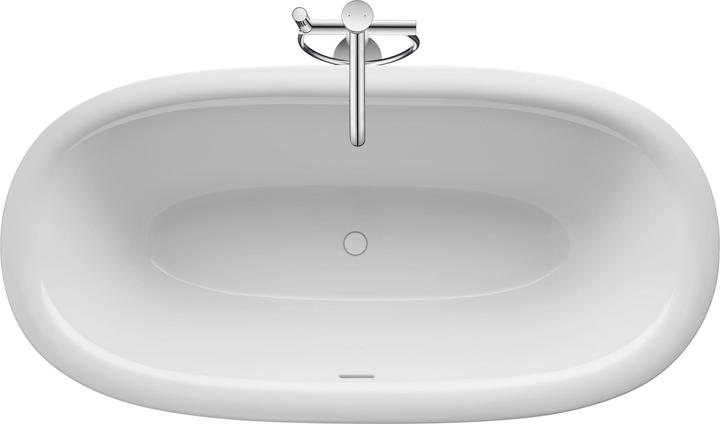 Produktbild Duravit Badewanne WHITE TULIP 180x90 freistehend 2 Rückenschrägen weiss