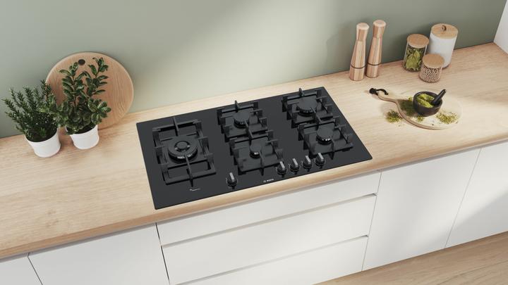 Actual product image Bosch Hausgeräte Series 6 PPS9A6B90 Integrated hob Gas hob 5 zone(s)