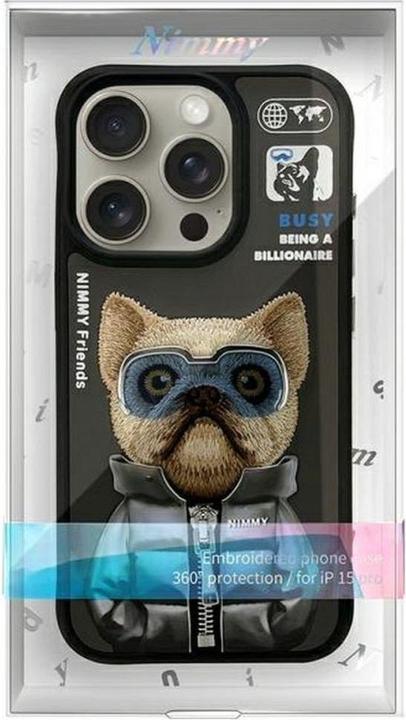 Produktbild Audi Nimmy case iPhone 15 Pro Max 6.7" black Cool&Cute 2.0 Dog (Apple iPhone 15 Pro Max)