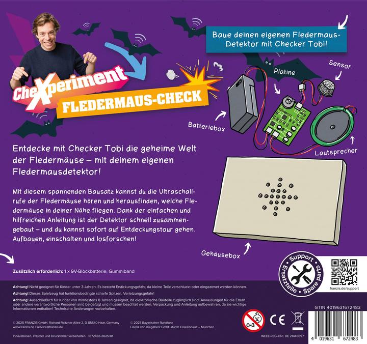 Actual product image Invento Franzis 504115 - Franzis: CheXperiment Fledermaus-Check