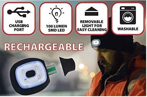 Produktbild Velamp Mütze mit LED-Frontleuchte (100 lm)