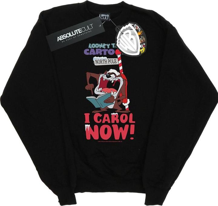Looney Tunes Taz I Carol Now Sweatshirt (L)