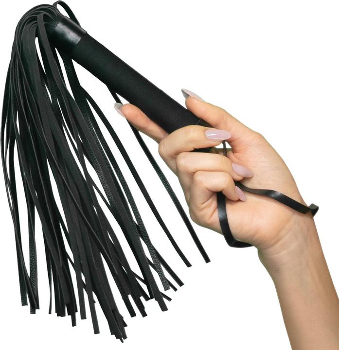 Actual product image CalExotics Nocturnal Flogger Leather Black