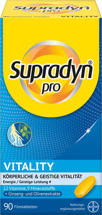 Supradyn pro Vitality (1 Pezzo/i, Pillole, 160 g)