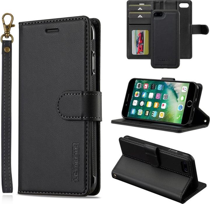 Produktbild LC.Imeeke iPhone SE / 8 / 7 - Teilbare Brieftasche 2-in-1 Handyhülle (Apple iPhone SE (3rd Gen), Apple iPhone 7, Apple iPhone 8, Apple iPhone SE (2nd Gen))