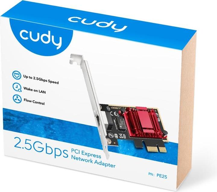 Actual product image Cudy PE25 network card Internal Ethernet (Mini PCI Express)