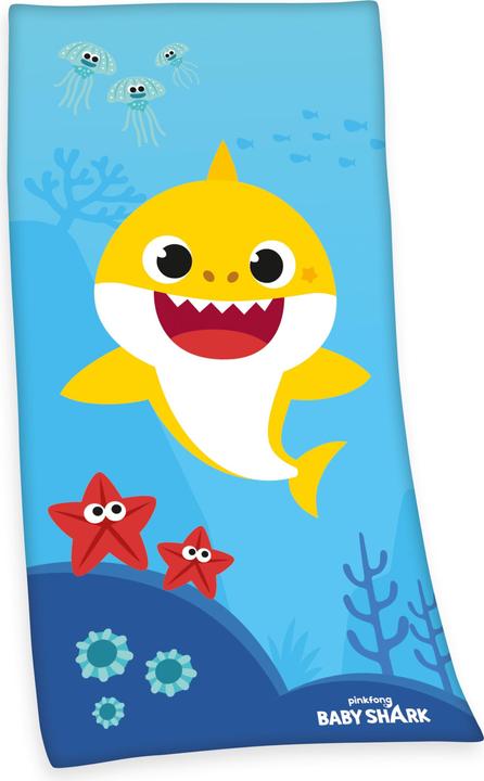 Produktbild Herding Baby Shark Velourstuch (75 x 150 cm)