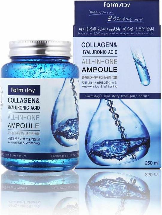 Immagine prodotto Farm Stay Collagene e acido ialuronico tutto in una fiala (250 ml)