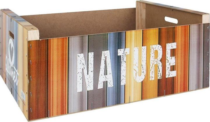 Produktbild Soler Hispania Holzkiste glänzend 58x39x21 natur confortime