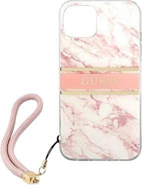 Produktbild Guess Hard Cover Marble Stripe with Strap (Apple iPhone 13 Pro Max)