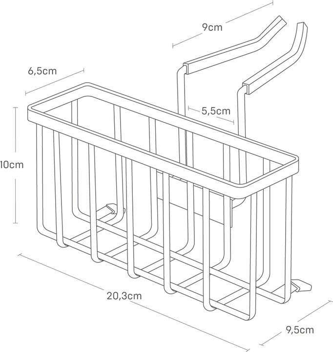 Actual product image Yamazaki Hanging sink organiser TOWER