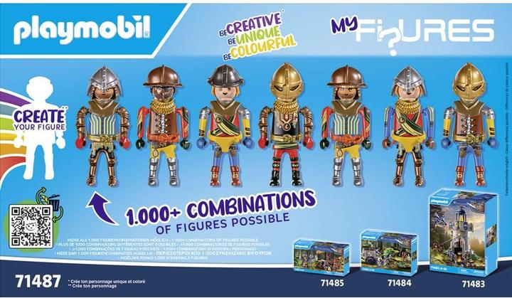 Actual product image Playmobil My Figures: Knights of Novelmore (71487, Playmobil Novelmore)