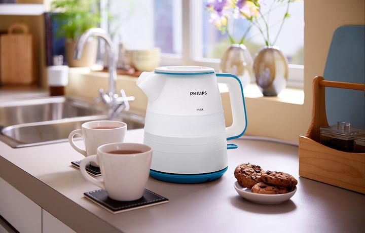 Immagine prodotto Philips HD9344/10 Bollitore (trasparente, 1 L, 2200 W) (1 l)