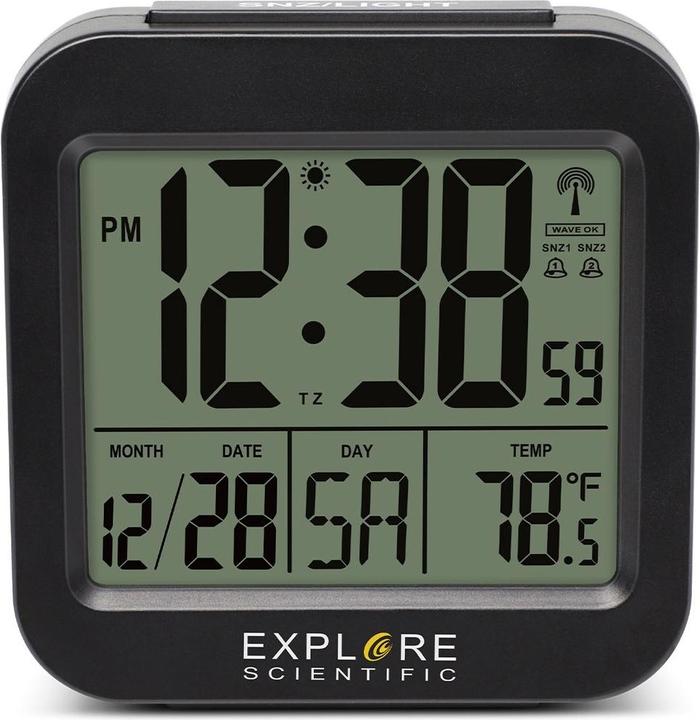 Produktbild Oregon Scientific Explore Scientific RDC 1008 Digitaler Wecker Schwarz