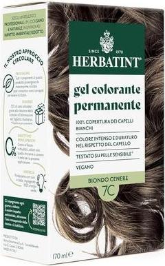 Immagine prodotto Herbatint Permanent Hair Color Gel 7C Ash Blonde 170ml (7C Biondo cenere)
