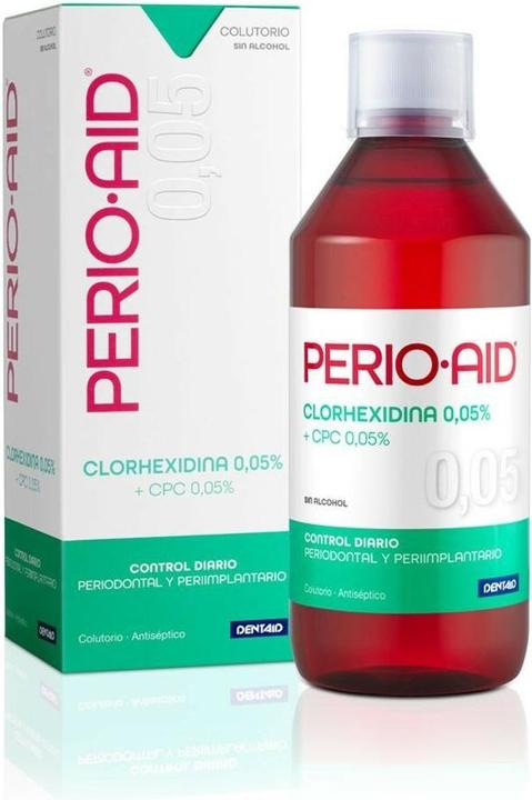 Produktbild Perio  Aid Mundspülung Perio-Aid Clorhexidina 0,05% 500 ml (500 ml, Mundspülung)