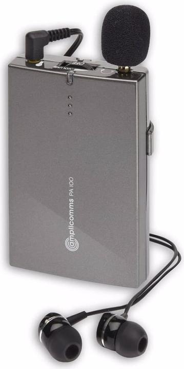 Image du produit Audioline Amplificateur auditif avec microphone directionnel (Réglage du son, Micro, Bass Boost, USB-DAC)