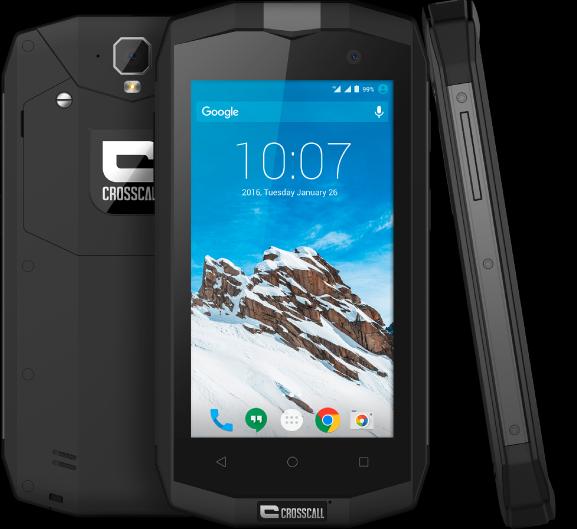 Image du produit Crosscall Trekker-M1 (Noir, 4.50", Double SIM hybride, 4G)