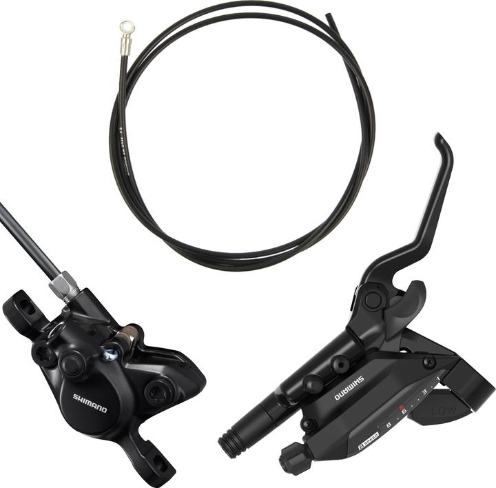 Shimano ALTUS BR-MT200 disc brake set with ST-EF515 (Rear brake, Brake kit)