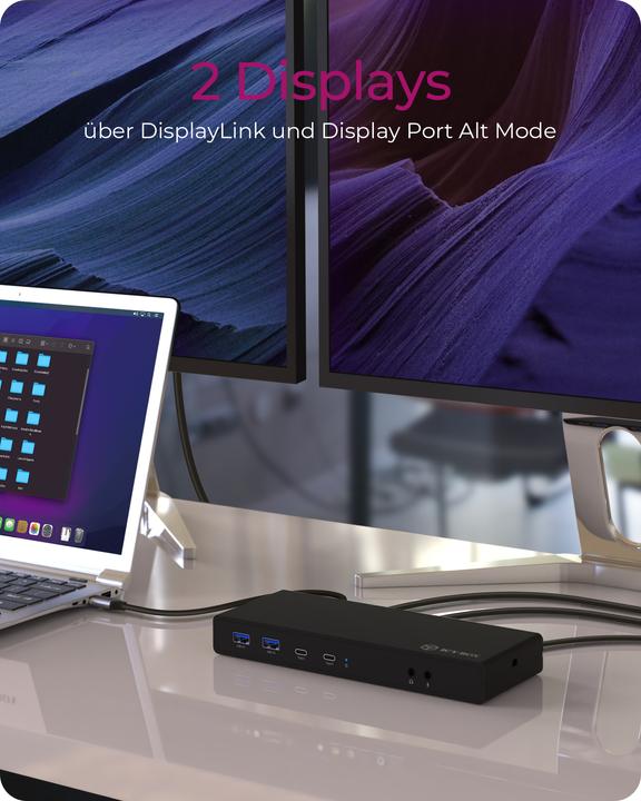 Produktbild Icy Box IB-DK2245AC (USB-C, 13 Ports)
