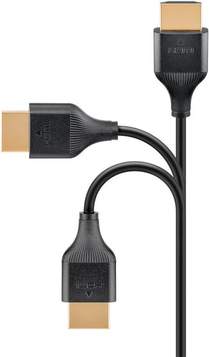 Produktbild Goobay Slim High Speed HDMI-Kabel mit Ethernet (1 m, HDMI)