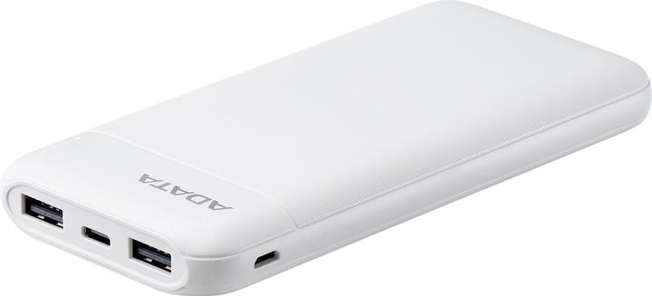 Actual product image Adata POWER BANK USB 10000MAH WHITE/PC100-14WH (10000 mAh, 20 W, 37 Wh)