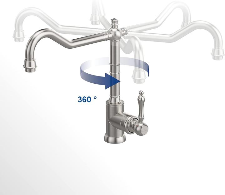 Produktbild Villeroy & Boch V&B Einhand-Spültischbatterie AVIA 2.0 ND Edelstahl massiv