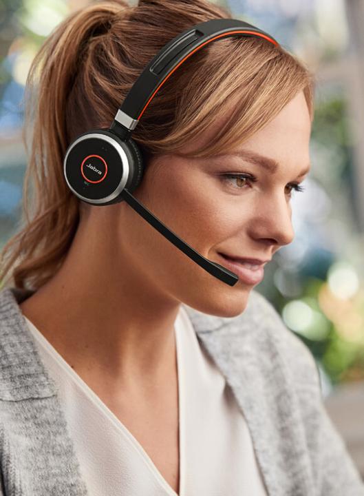 Produktbild Jabra Evolve 65 Duo MS (Kabellos, USB Typ-B)